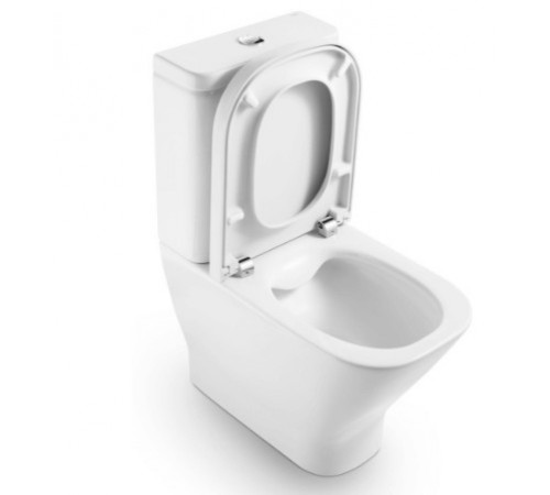 Унитаз-компакт Roca Gap Clean Rim с сиденьем медленного падения (А34D738000) Унитаз-компакт Roca Gap Clean Rim с сиденьем медленного падения (А34D738000)