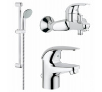 Комплект смесителей GROHE Euroeco 123226S (23262000 + 32743000 + 27598000)