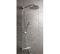 Душова система з термостатом Hansgrohe Showerpipe Verso 240, хром (27205000)
