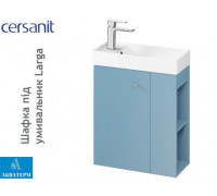 Шкафчик под умывальник Cersanit Larga 50х22, голубой, арт. S932-065-DSM