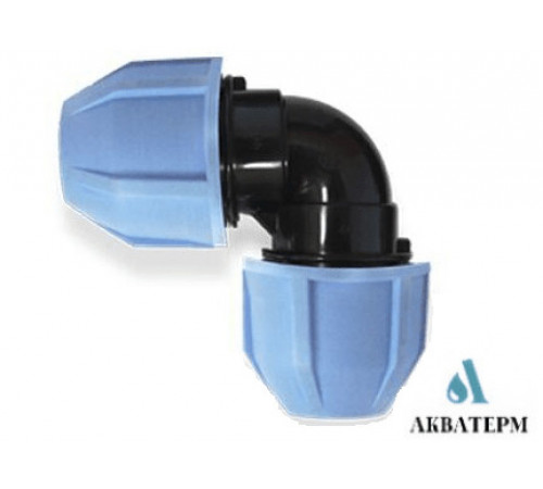Коліно ПНД Vsplast 63*63 4001 Коліно ПНД Vsplast 63*63 4001