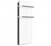 Полотенцесушитель электрический стеклянный ONYX 2М white (кнопочной)