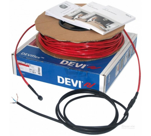 Тепла підлога DEVIflexTM 18T. 8,5 м2, 68 м. Нагрівальний кабель двожильний із суцільним екраном Тепла підлога DEVIflexTM 18T. 8,5 м2, 68 м. Нагрівальний кабель двожильний із суцільним екраном