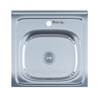 Мойка Imperial 500х500х175 / 180 накладная квадратная Decor 5050