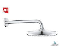 Верхний душ с кронштейном GROHE Tempesta 210 арт.26411000 хром
