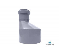 Редукция Ø110/75мм 180° прямая Fluger Plast для внутренней канализации