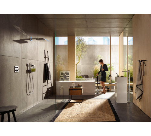 Ручной душ Hansgrohe Raindance Select S 120 3jet EcoSmart 9 л/мин, белый-хром (26531400)