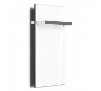 Полотенцесушитель электрический стеклянный ONYX 1S white (кнопочной)