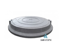 Люк пластиковый В125 средний Fluger Plast черный