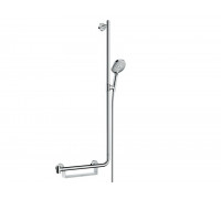 Набір для душу Hansgrohe Raindance Select S 120 EcoSmart, 9 л/хв / штанга Unica Comfort 1,10 м, правосторонній, хром-білий (26327400)