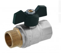 Кран шаровой STA "LB"  3/4 ВН PN40 зеленая бабочка 
