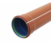 Труба канализационная наружная PolMark ф 110x3,2 мм 0,5 м
