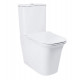 Унитаз-компакт Qtap Nando безобедочный с сиденьем Soft-close QT12221222AW