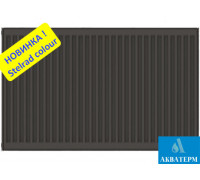 Сталевий радіатор Stelrad 11 (колір RAL-7024) Compact 500х800 бокове підключення