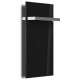 Полотенцесушитель электрический стеклянный ONYX 1S black (кнопочной)