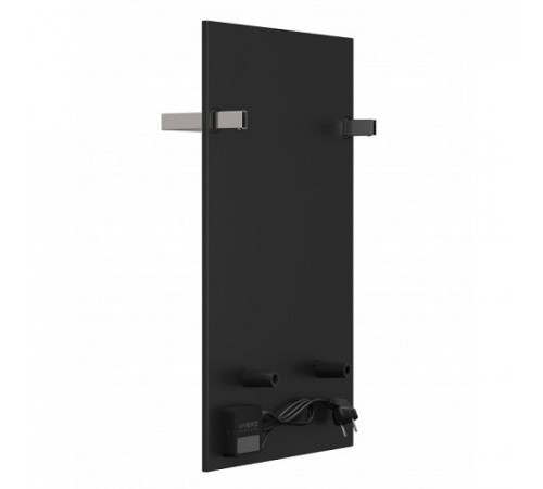 Полотенцесушитель электрический стеклянный ONYX 1S black (кнопочной)