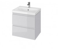 Шкафчик и раковина Cersanit Moduo 60 см, серая S801-222