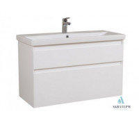 Тумба консольная Aqua Rodos ЭЛИТ 100см + Раковина ELIT (7642)