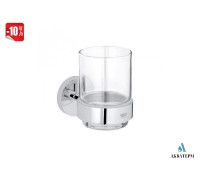 Стакан стеклянный с держателем GROHE Essentials арт.40447001