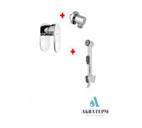Душевой гарнитур Aqua Rodos IMPERIAL набор для биде (BJ-025+AF-L3B072CP+AP-RB007CP)