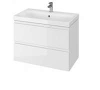 Шкафчик и раковина Cersanit Moduo 80 см, белый S801-221