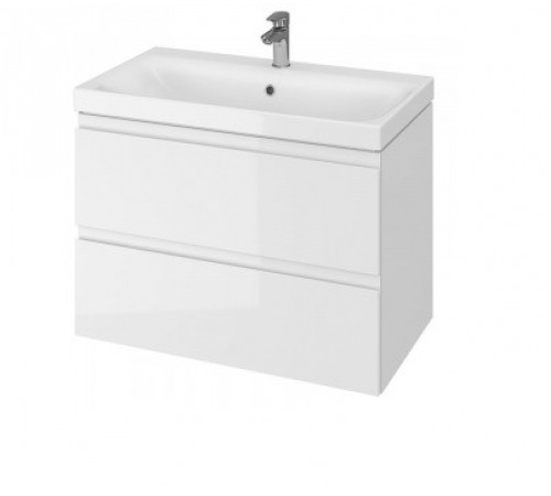 Шкафчик и раковина Cersanit Moduo 80 см, белый S801-221