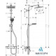 Душовий набір Hansgrohe Crometta E Showerpipe 240 1jet з термостатом (Німеччина) (27271000)