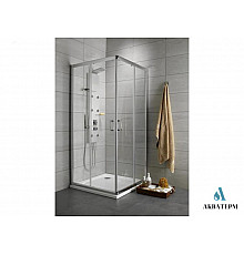 Душевая кабина RADAWAY Premium Plus C 80×80×190 профиль хром