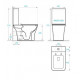 Унитаз-компакт Koller Pool TREND с сиденьем Soft Close (TR-0650-RC-C+TR-0650-RC-T)