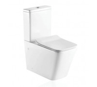 Унитаз-компакт Koller Pool KVADRO с сиденьем Soft Close (KR-0675-RC-C+KR-0675-RC-T)