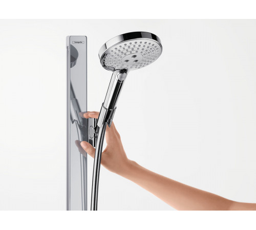 Душевой набор Hansgrohe Raindance Select S 120 3jet / EcoSmart с мыльницей, хром (27649000) Душевой набор Hansgrohe Raindance Select S 120 3jet / EcoSmart с мыльницей, хром (27649000)