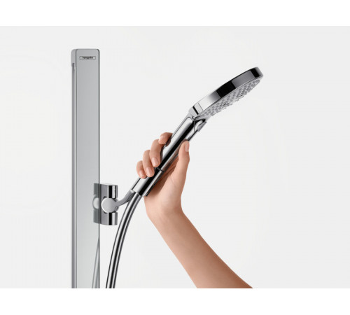 Душевой набор Hansgrohe Raindance Select S 120 3jet / EcoSmart с мыльницей, хром (27649000) Душевой набор Hansgrohe Raindance Select S 120 3jet / EcoSmart с мыльницей, хром (27649000)
