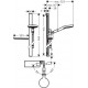 Душевой набор Hansgrohe Raindance Select S 120 3jet / EcoSmart с мыльницей, хром (27649000)