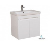 Тумба консольная Aqua Rodos ОМЕГА 60см + раковина Frame (7677)