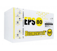 Плита пенополистирольная Budmonster EPS-80 1000х500х100 мм (15 кг/м3). Цена за шт