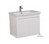 Тумба консольная Aqua Rodos ОМЕГА 70см + раковина Frame (7678)