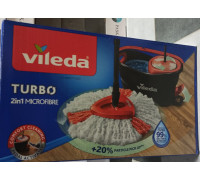 Набор для уборки Vileda Turbo  (швабра и ведро с отжимом)