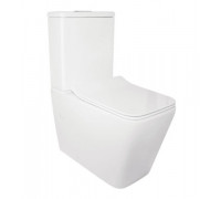 Унитаз-компакт Qtap Crow безобедочный с сиденьем Soft-close QT05222170W