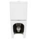 Унитаз-компакт Qtap Scorpio безобедочный с сиденьем Soft-close QT14222125ARW