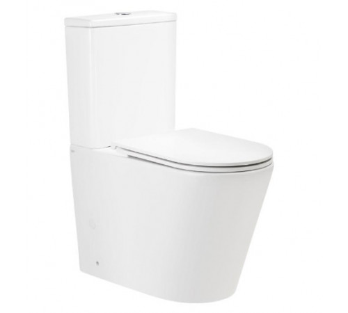 Унитаз-компакт Qtap Scorpio безобедочный с сиденьем Soft-close QT14222125ARW Унитаз-компакт Qtap Scorpio безобедочный с сиденьем Soft-close QT14222125ARW