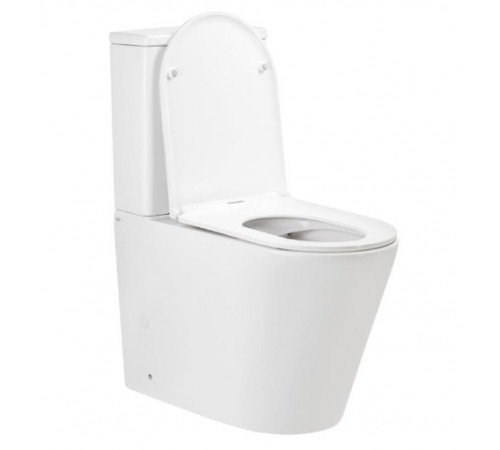 Унитаз-компакт Qtap Scorpio безобедочный с сиденьем Soft-close QT14222125ARW Унитаз-компакт Qtap Scorpio безобедочный с сиденьем Soft-close QT14222125ARW