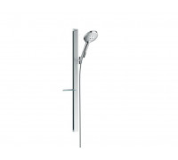 Душовий набір Hansgrohe Raindance Select S 120 3jet / EcoSmart з мильницею, хром-білий (27649400)