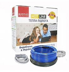 Теплый пол HOT LINE с двужильным нагревательным кабелем ДК-1200, 71 м