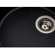 Гранитная кухонная мойка Platinum 5847 ONYX матовая Черная Gold