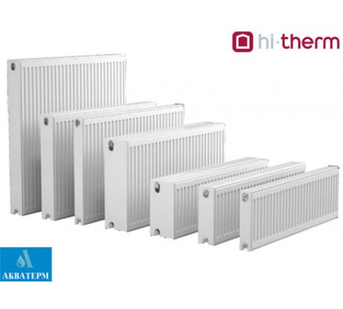 Стальной радиатор Hi-Therm 22 тип 300х1800 нижнее подключение