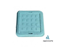 Люк квадратный смотровой 300×300мм Fluger Plast зеленый