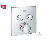 Верхняя часть с термостатом GROHE SmartControl для душа арт.29124000 хром