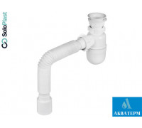 Сифон для мойки SoloPlast Кухня-Эконом, горловина D65 мм (арт.К0010)