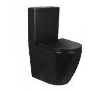 Унитаз-компакт Qtap Robin безобедочный с сиденьем Soft-close QT13222141ARMB