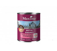 Эмаль антикоррозийная по металлу 3в1 гладкая Maxima серая (0.75 л)